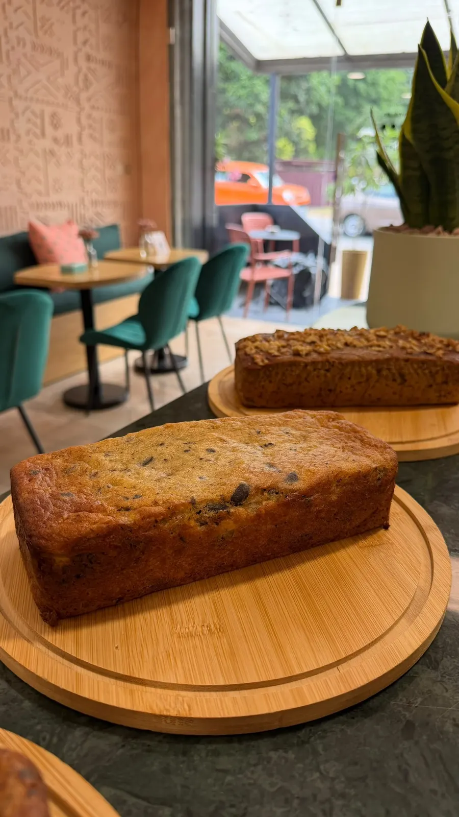 Homemade banana bread with no added sugar